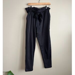 ⚠️CLEARANCE $5⚠️ URBAN PLANET | Bow Tie Front Paper Bag Waist Dress Pant